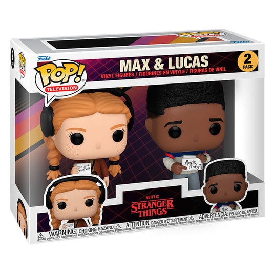 Blister 2 figuras POP Stranger Things Max & Lucas_0