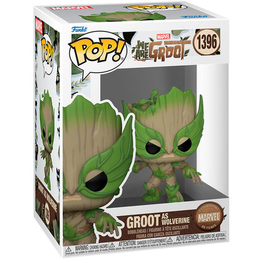 Figura POP Marvel We Are Groot - Groot as Wolverine_0