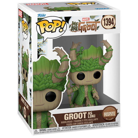 Figura POP Marvel We Are Groot - Groot as Loki_0