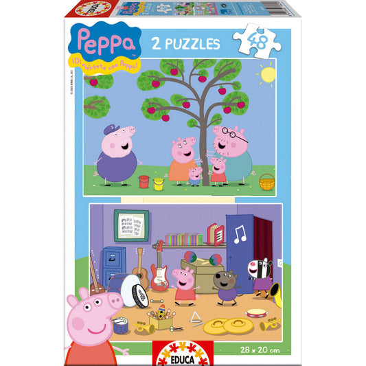 Puzzle Peppa Pig 2x48pzs_0