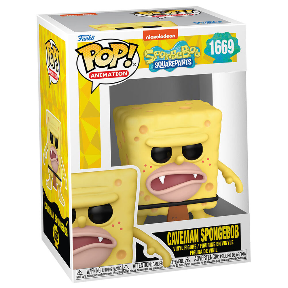 Figura POP Bob Esponja Caveman Spongebob_0