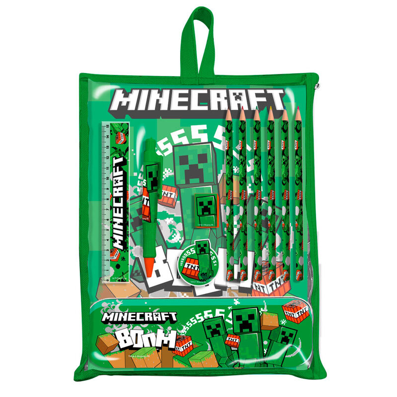 Set papeleria Minecraft_0
