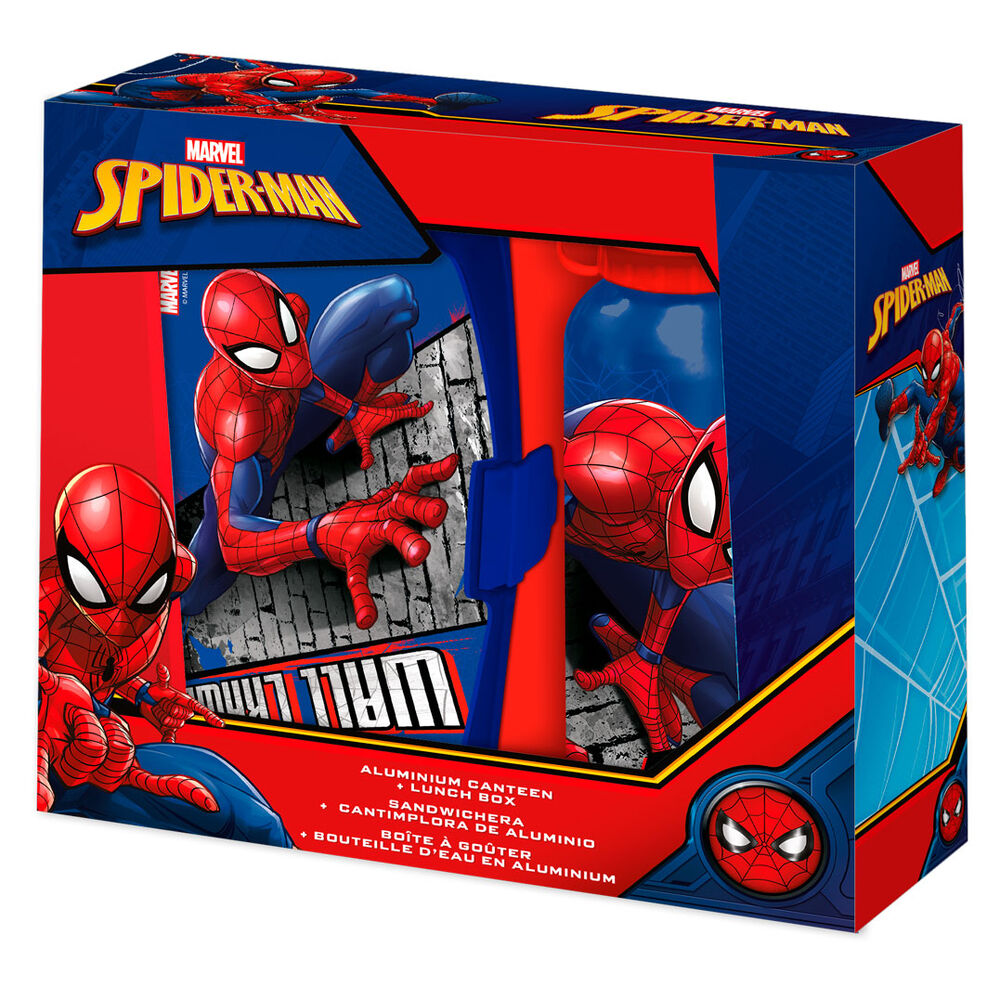 Set cantimplora + sandwichera Spiderman Marvel 500ml_0