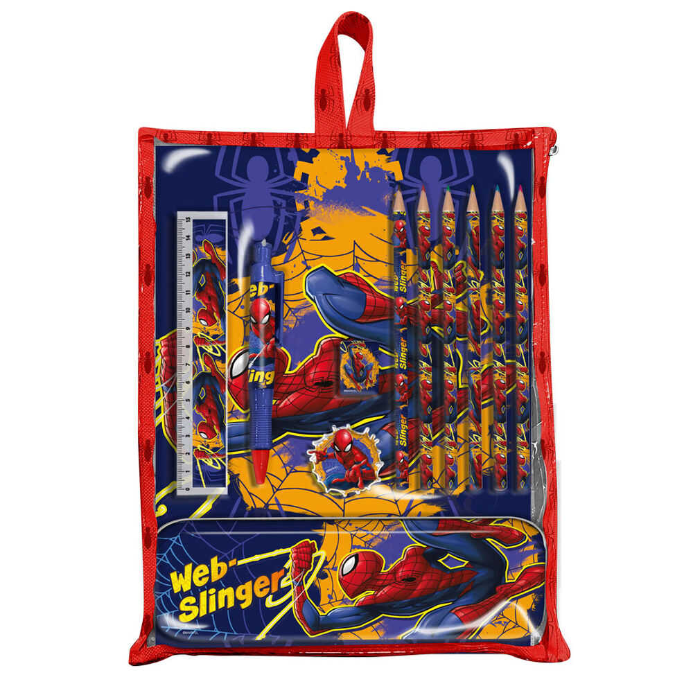 Set papeleria en bolsa Spiderman Marvel_0