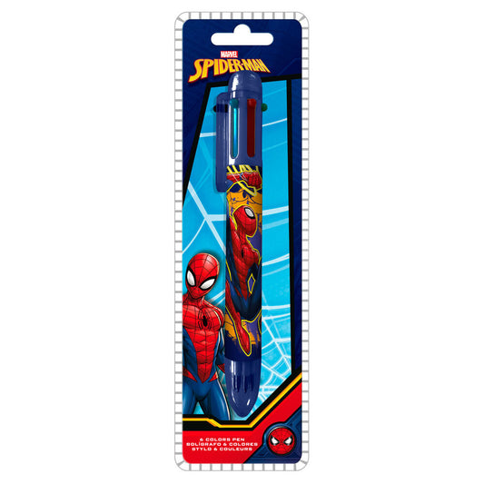 Boligrafo 6 colores Spiderman Marvel_0
