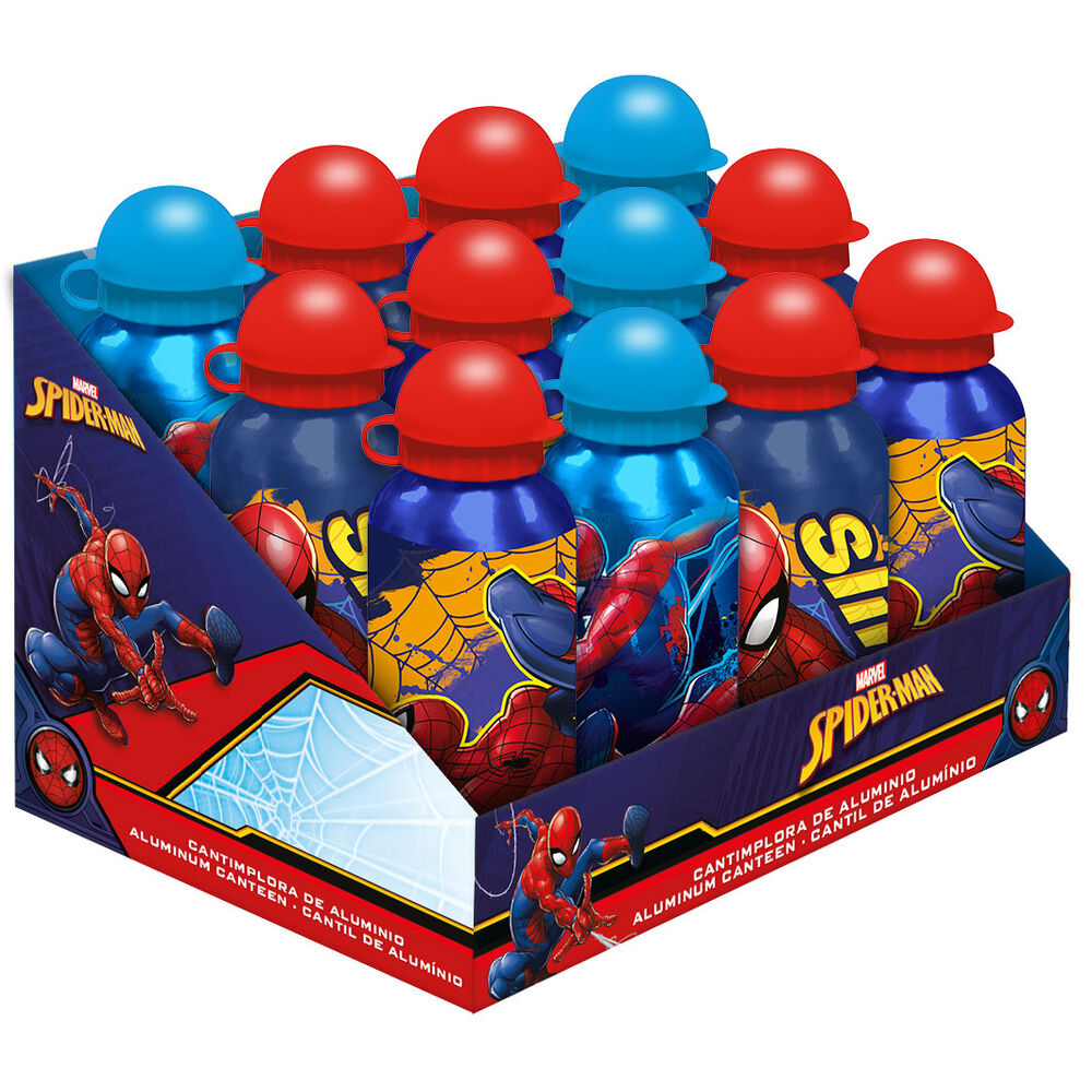 Cantimplora aluminio Spiderman Marvel 500ml surtido_0