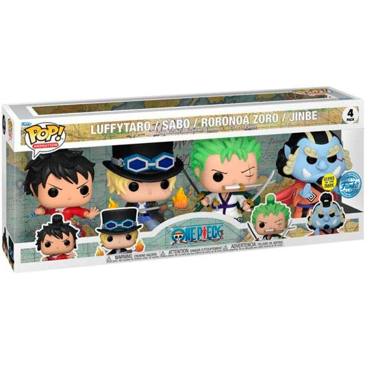 Blister 4 figuras POP One Piece Exclusive_0