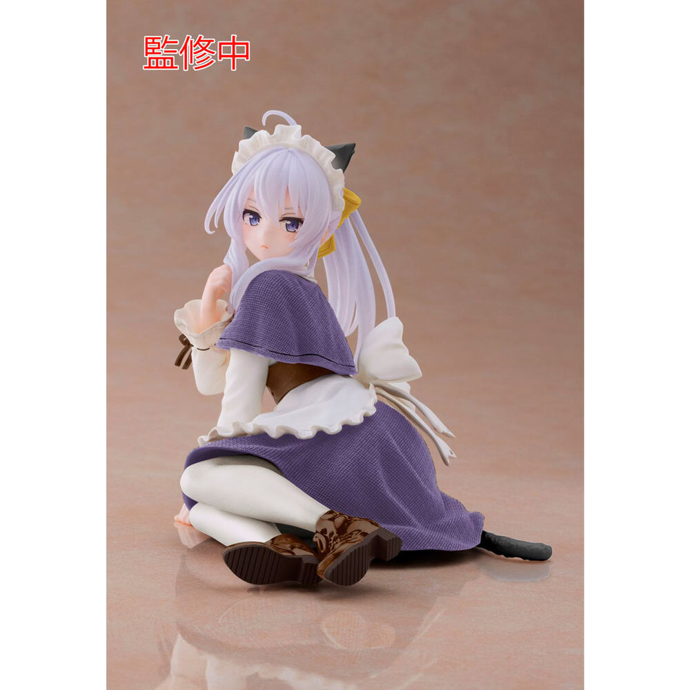 Figura Elaina Cat Maid Renewal edition Desktop Cute Wandering Witch The Journey of Elaina 13cm_0