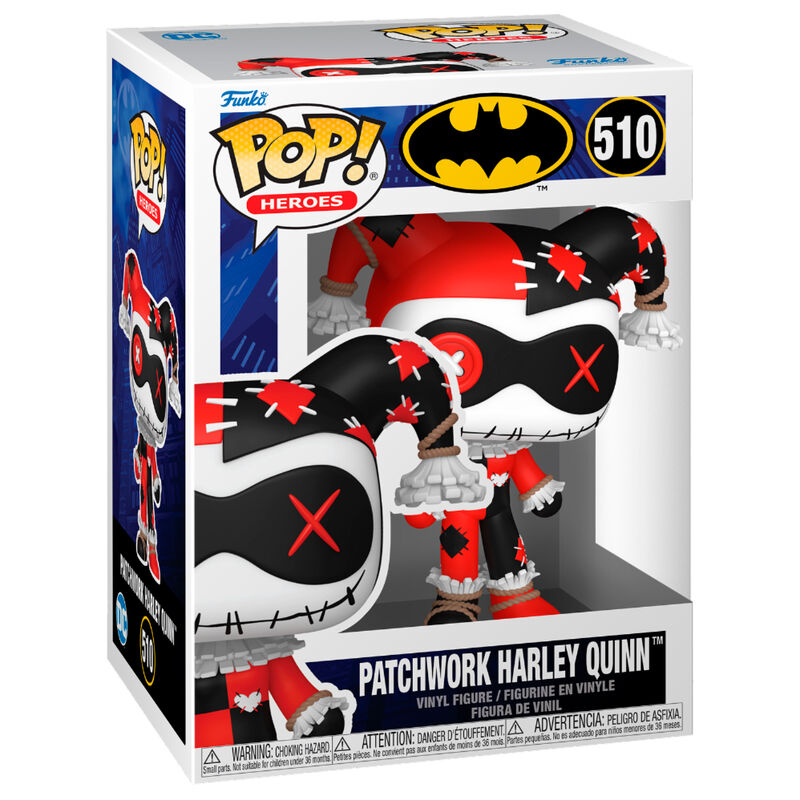 Figura POP DC Comics Patchwork Harley Quinn_0