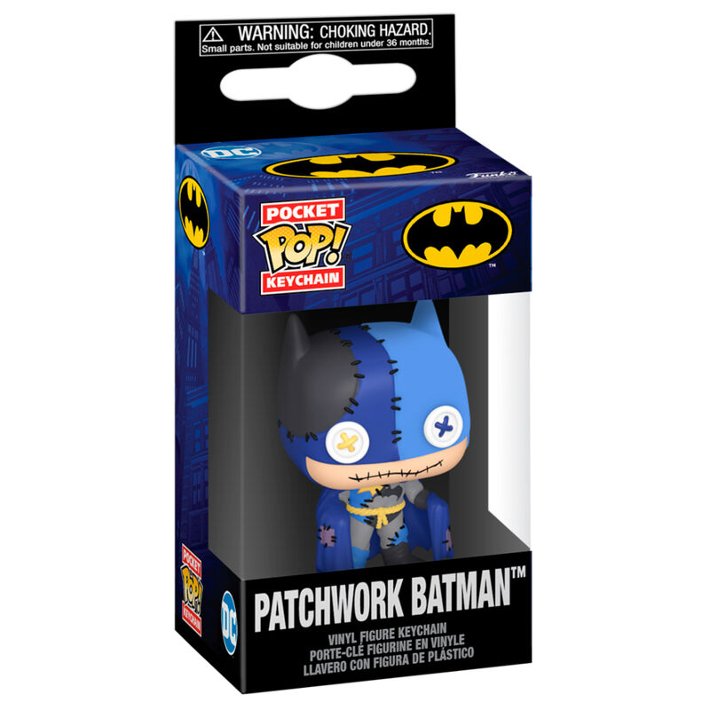 Llavero Pocket POP DC Comics Patchwork Batman_0