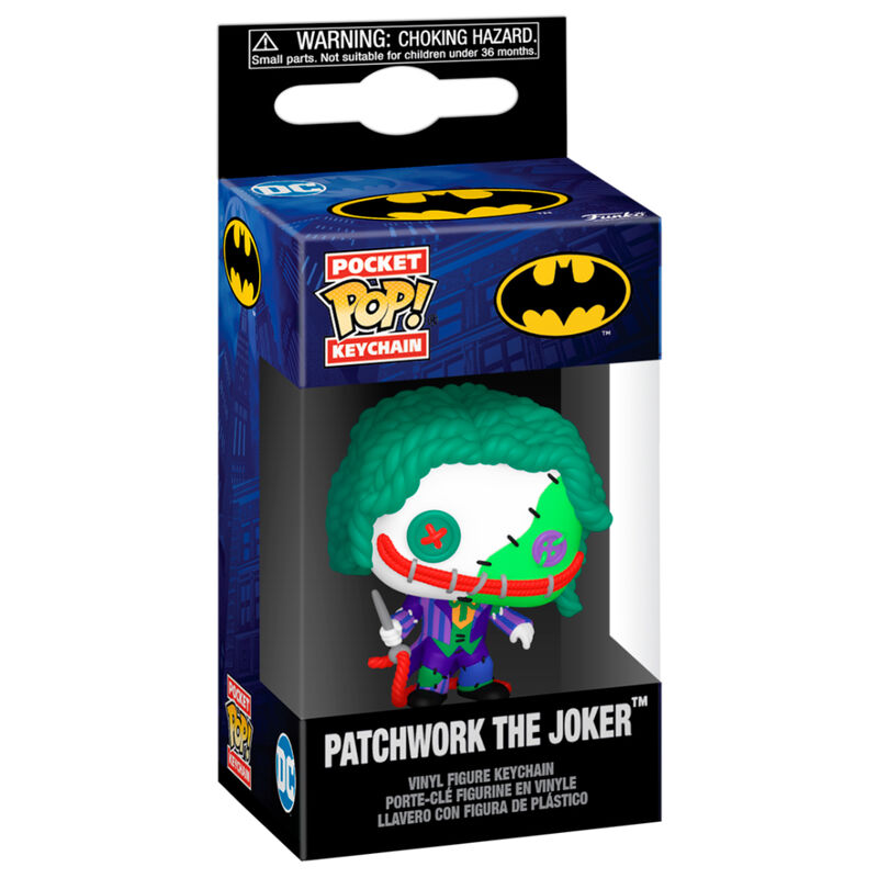 Llavero Pocket POP DC Comics Patchwork Joker_0