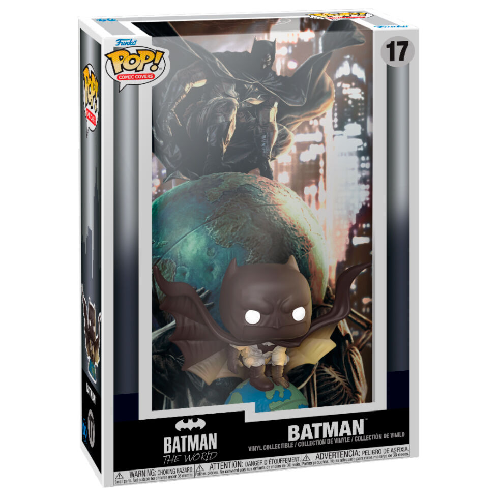 Figura POP Comic Cover DC Comics Batman The World_0
