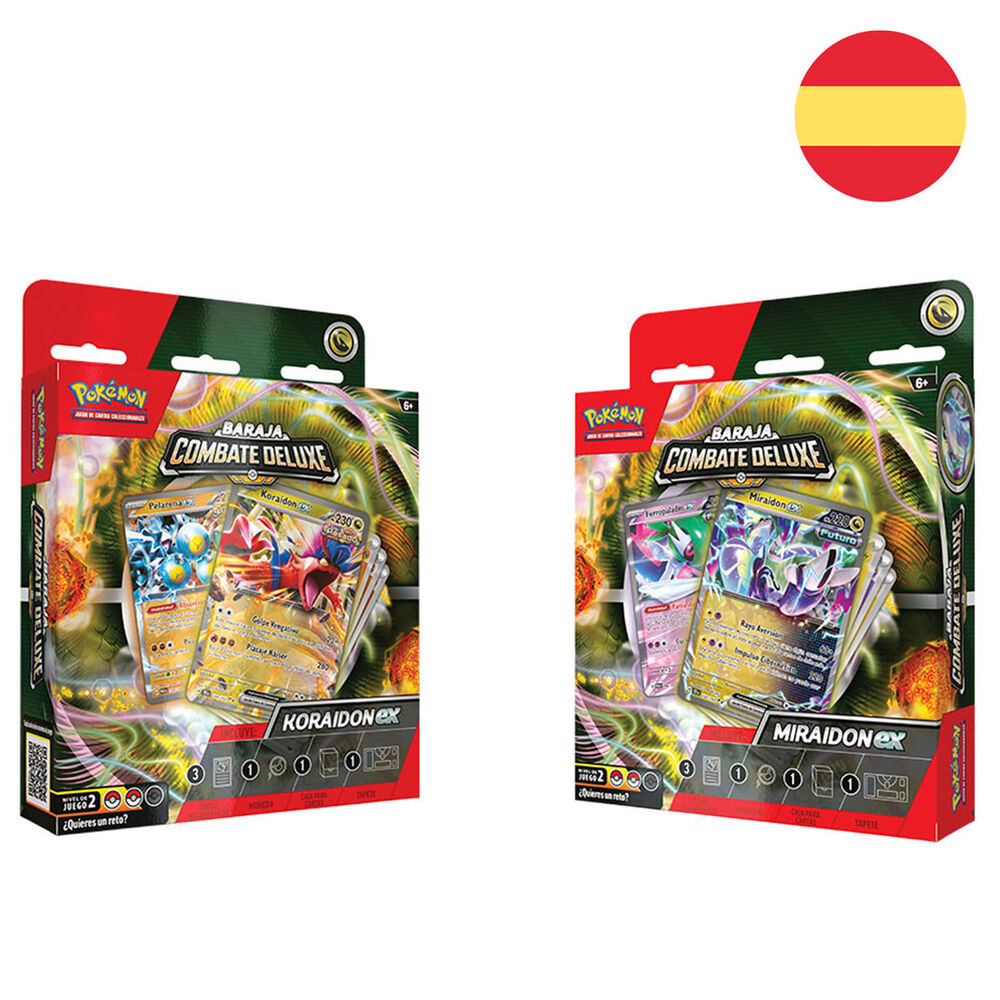 Baraja juego cartas coleccionables Q3 Pokemon espaÃ±ol surtido_0