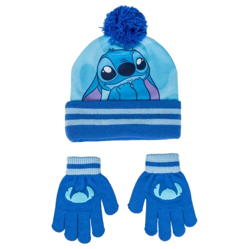 Set gorro y guantes Stitch Disney_0