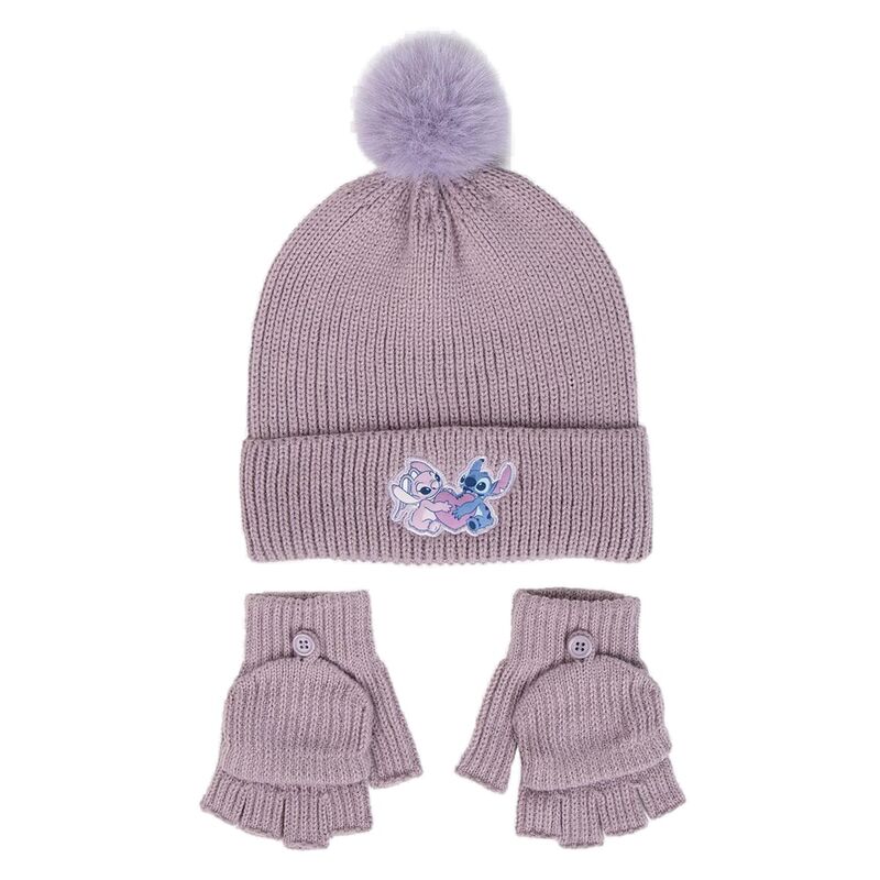 Set gorro y guantes Stitch Disney_0
