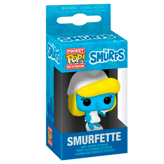 Llavero Pocket POP The Smurfs Smurfette_0