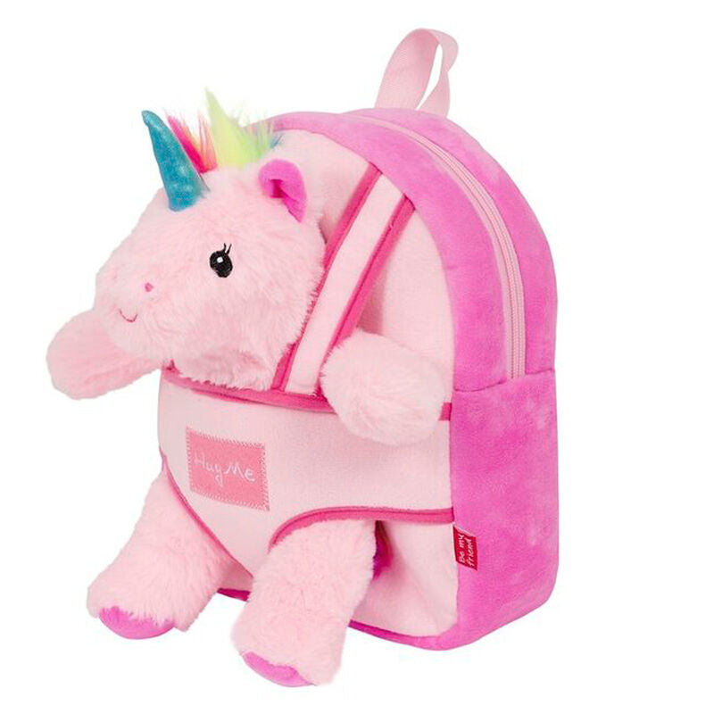 Mochila + peluche unicornio 26cm_0