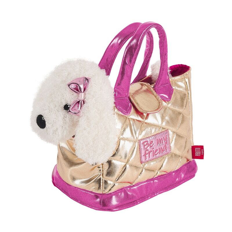 Bolso mano + peluche Dorado perro Didi 28cm_0