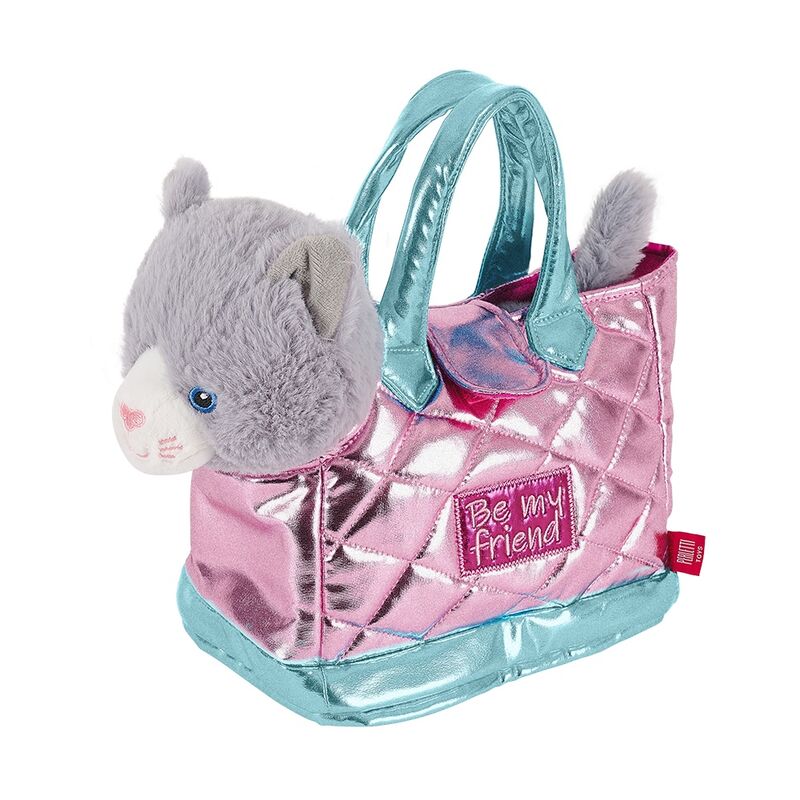 Bolso mano + peluche Rosa gato Coco 28cm_0