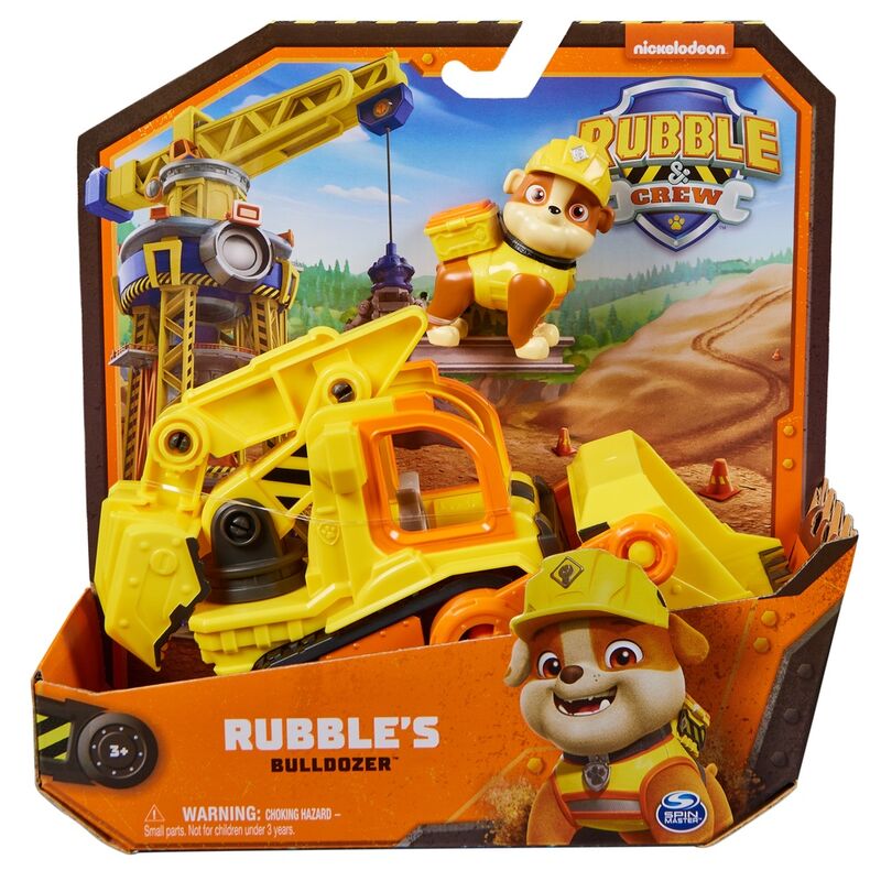 Rubble & Crew - Planierraupen-Baufahrzeug mit Rubble-Figur, Spielfahrzeug_0