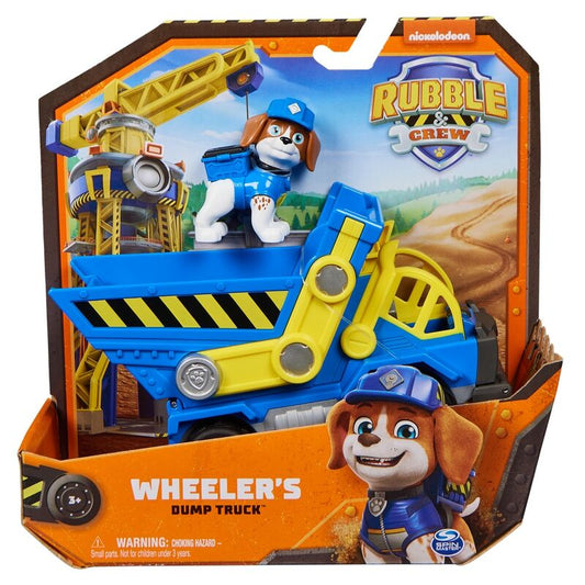 Rubble & Crew - Kipplaster-Baufahrzeug mit Wheeler-Figur, Spielfahrzeug_0