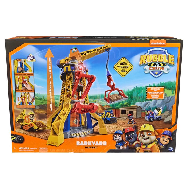 Rubble & Crew - Baupfoten Hof Kran-Spielset, Spielfahrzeug_1