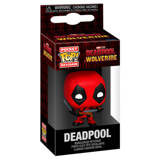 Llavero Pocket POP Marvel Deadpool & Wolverine Deadpool_0