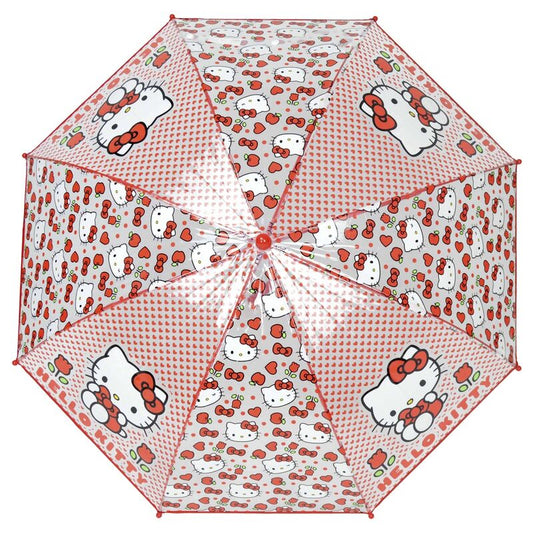 Paraguas manual transparente Hello Kitty 48cm_0