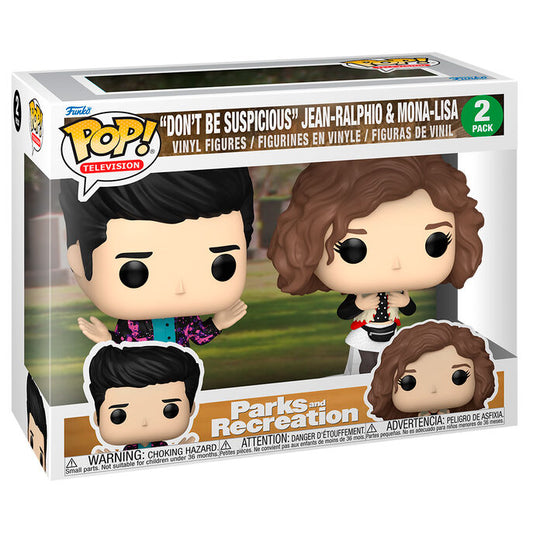 Blister 2 figuras POP Parks and Recreation Dont Be Suspicious Jean-Ralphio & Mona-Lisa_0