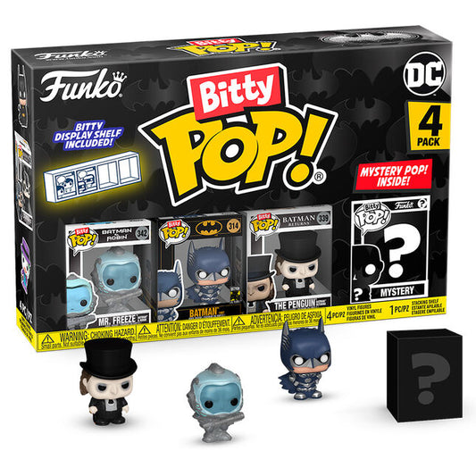 Blister 4 figuras Bitty POP DC Comics Batman 85th Anniversary Mr. Freeze_0