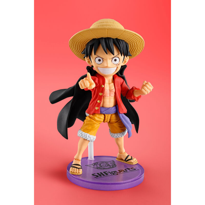 Figura S.H Figuarts Monkey D. Luffy World Collectable One Piece 7,5cm_0