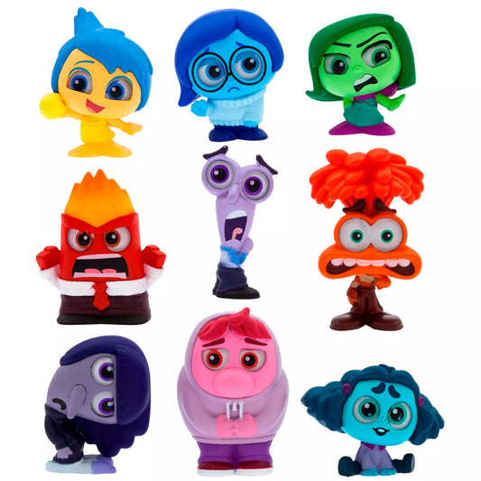 Set 9 figuras Del Reves 2 Doorables Disney Pixar 4cm_0