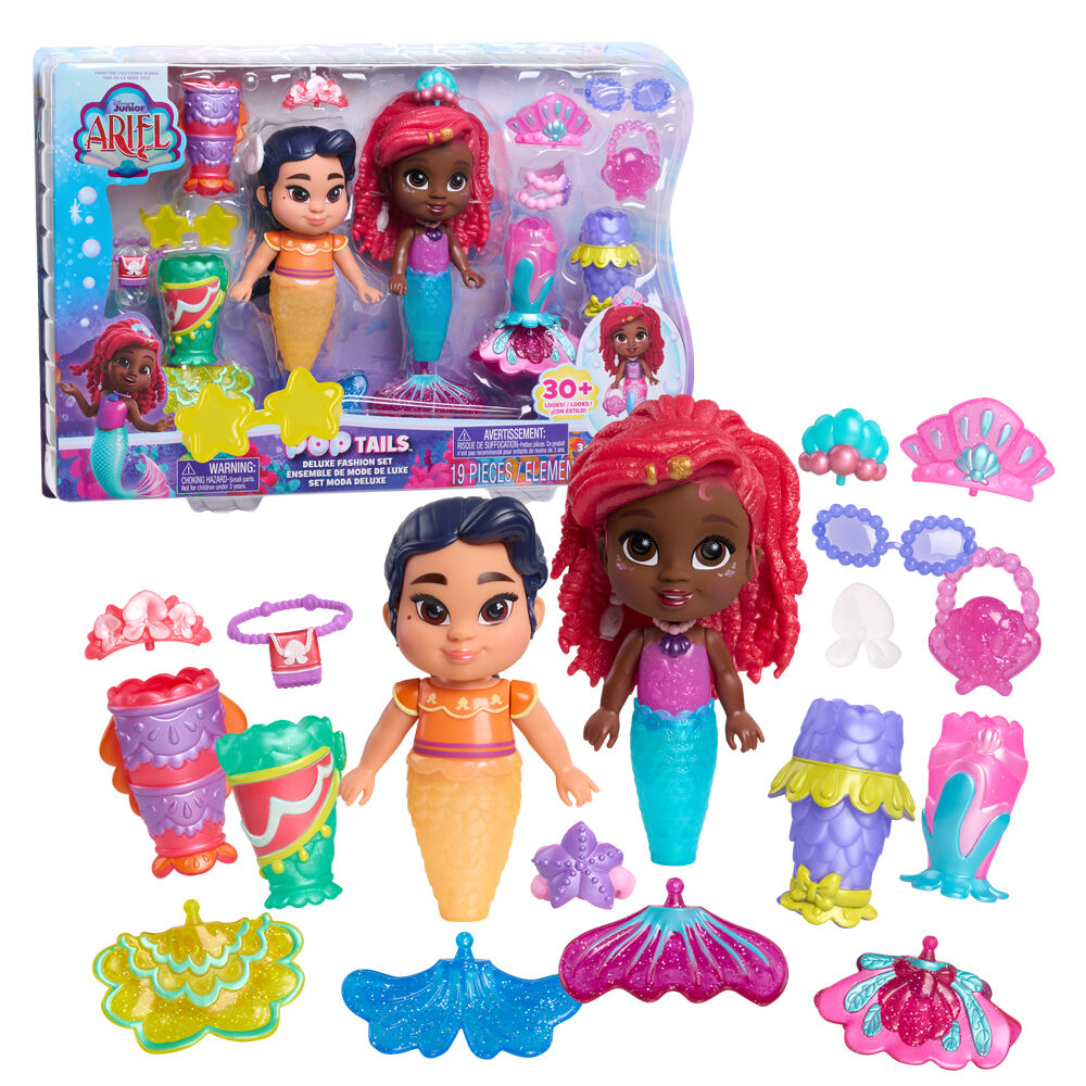 MuÃ±eca Ariel + Lucia Ariel Disney 19cm_0