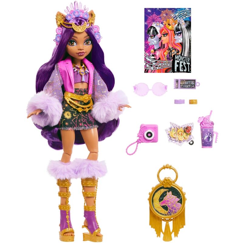 Monster High Monster Fest Clawdeen Wolf, Puppe_0