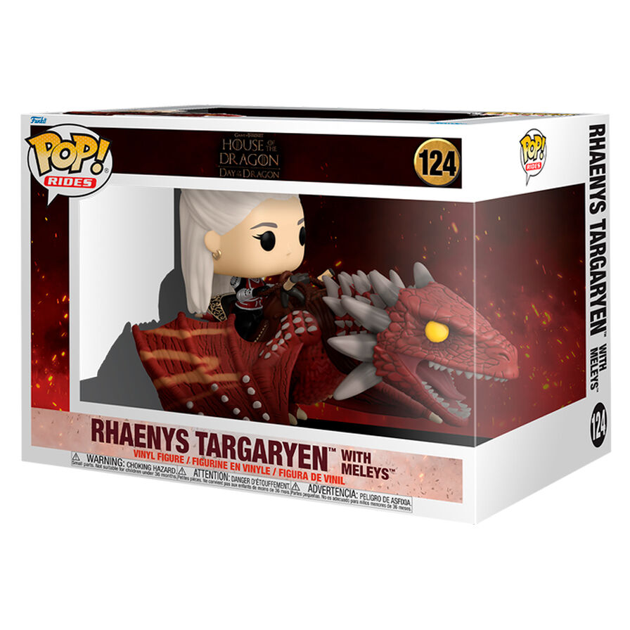 Figura POP Rides Deluxe La Casa del Dragon Rhaenys Targaryen with Meleys_0