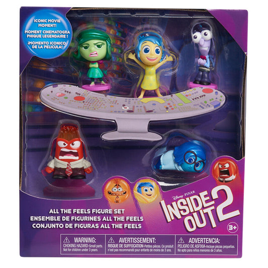 Blister 5 figuras Del Reves 2 Disney Pixar_0