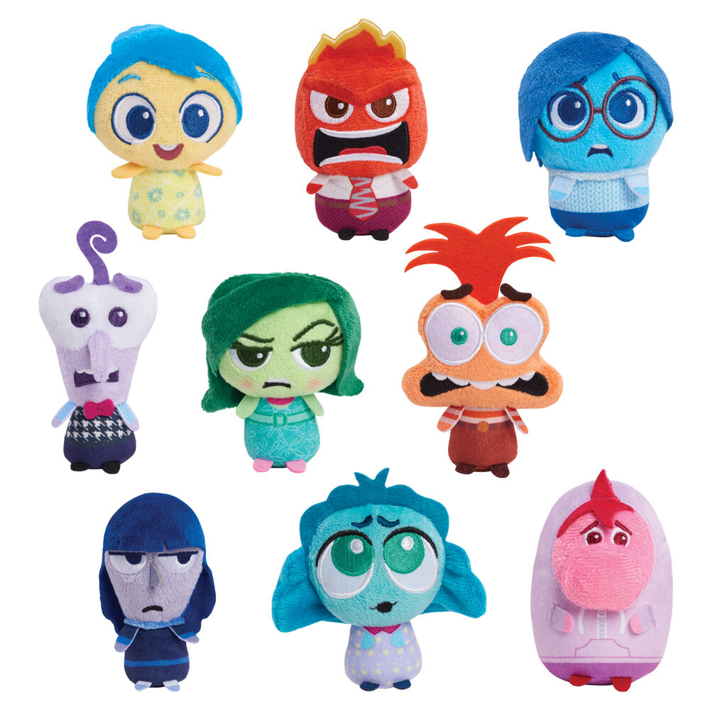 Capsula sorpresa llavero peluche Del Reves 2 Disney Pixar 8cm surtido_0