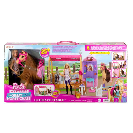 Barbie Mysteries: Die groÃŸe Pferdejagd - Ultimativer Pferdestell, SpielgebÃ¤ude_0