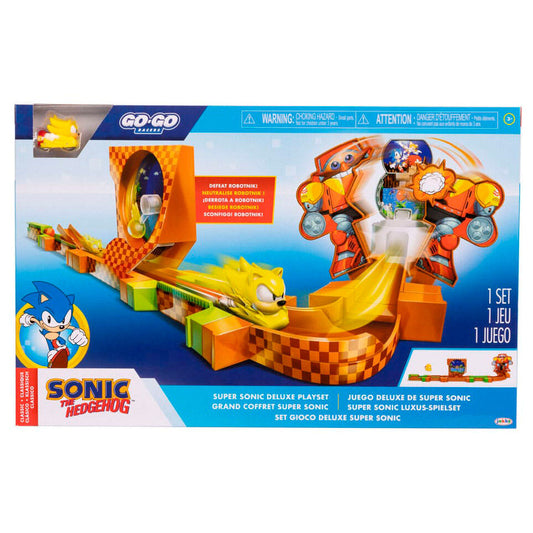 Playset Super Sonic Deluxe Go Go Racers Sonic_0
