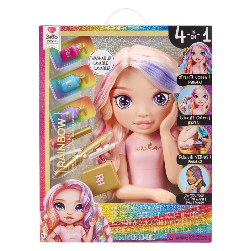 Rainbow HIgh Styling Head Playset, Schmink- und Frisierkopf_0