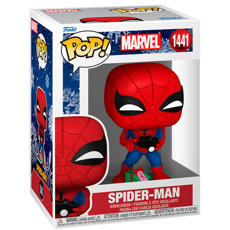 Figura POP Marvel Spider-Man with Gift_0