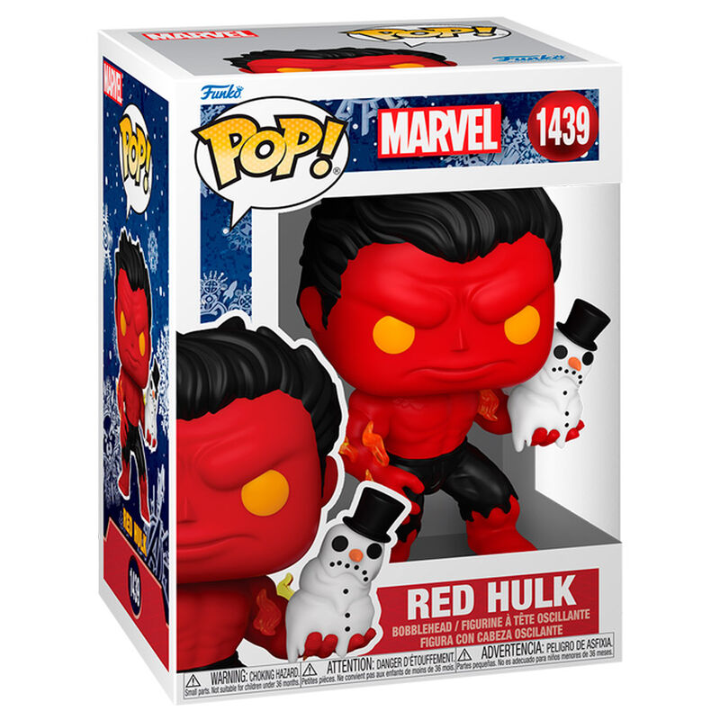 Figura POP Marvel Red Hulk with Snowman_0