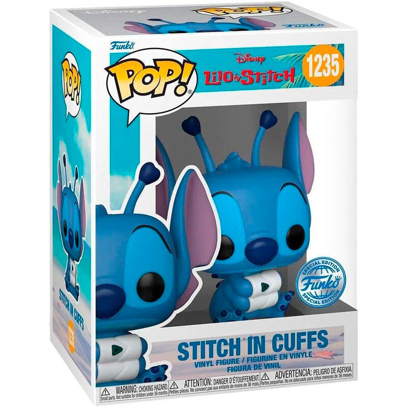 Figura POP Disney Lilo & Stitch - Stitch in Cuffs Exclusive_0