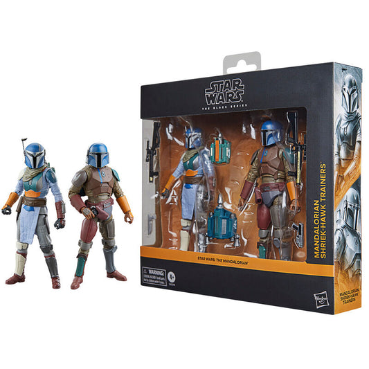Blister 2 figuras Mandalorian & Shriek-Hawk Trainers The Mandalorian Star Wars 15cm_0
