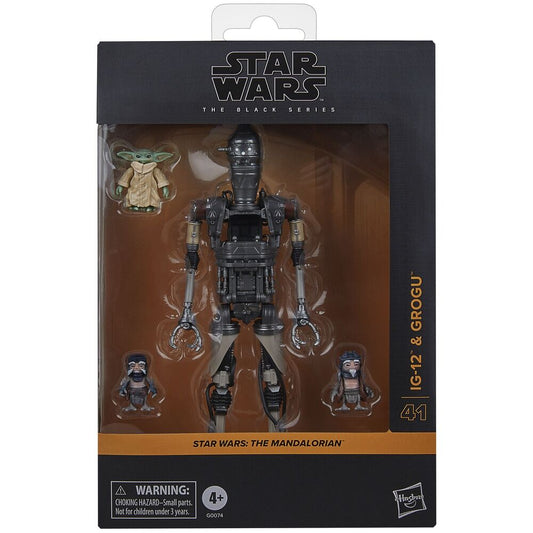 Set figuras IG-12 & Grogu The Mandalorian Star Wars 15cm_0