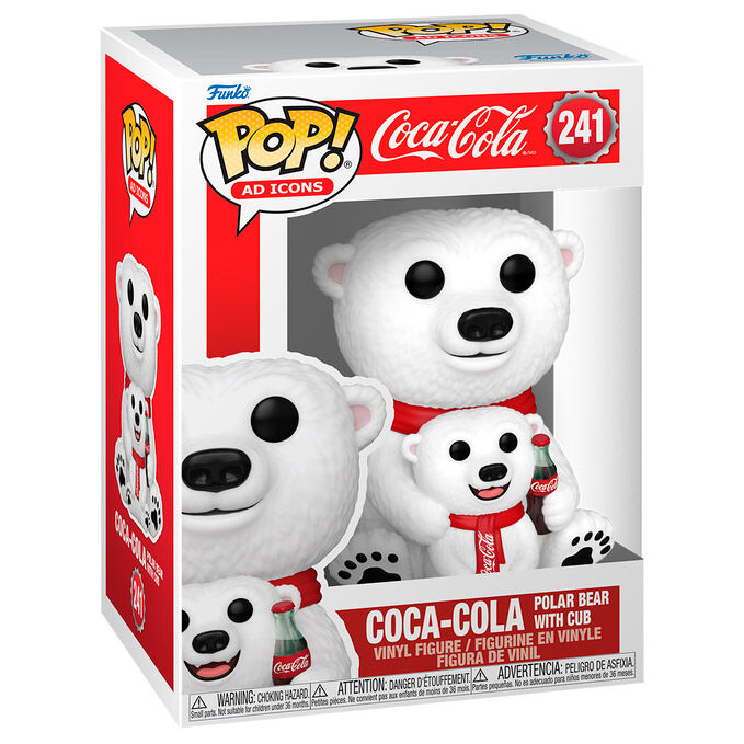 Figura POP Coca -Cola Polar Bear with Cub_0