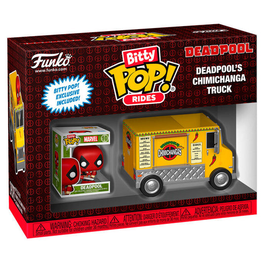 Figura Bitty POP Ride Marvel Deadpool - Deadpools Chimichanga Truck_0