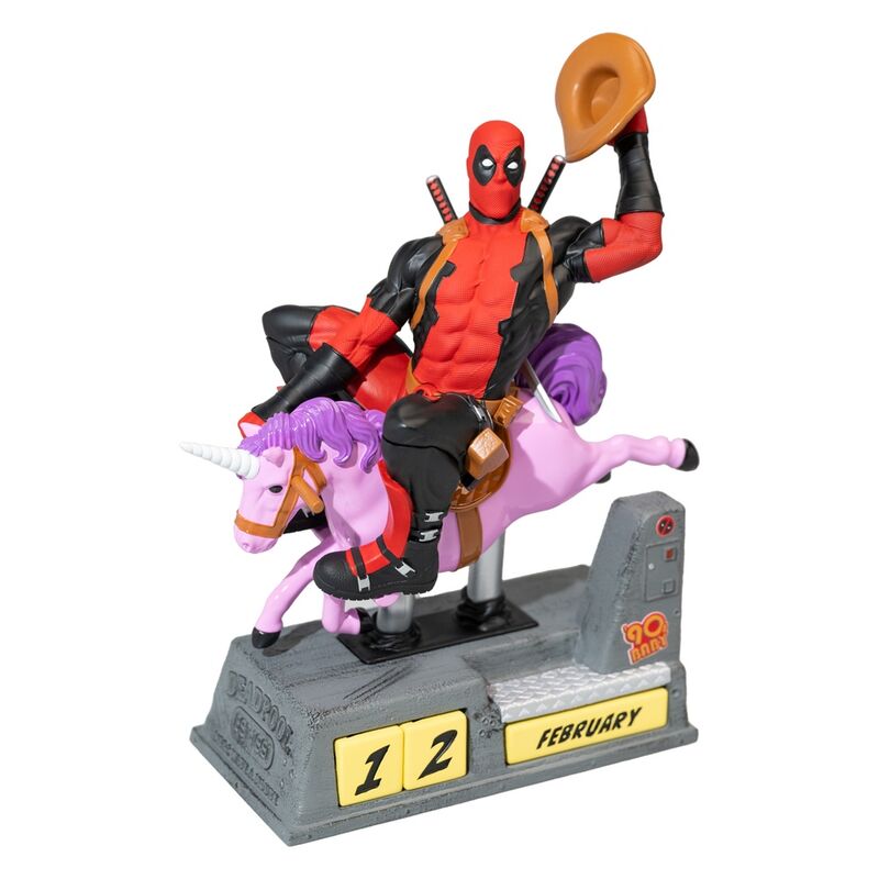 Calendario Perpetuo 3D Deadpool Marvel_0