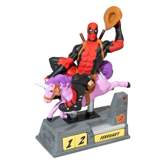 Calendario Perpetuo 3D Deadpool Marvel_0