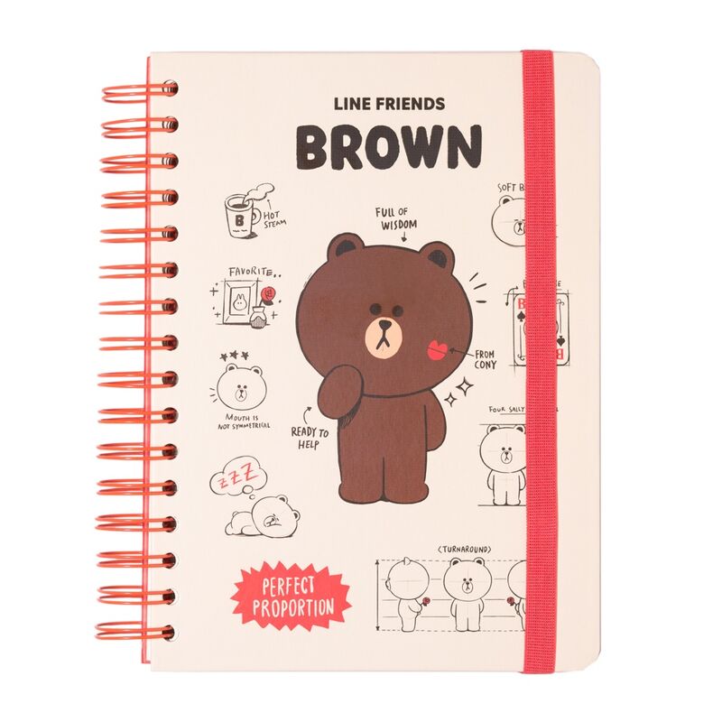 Cuaderno A5 Line Friends_0